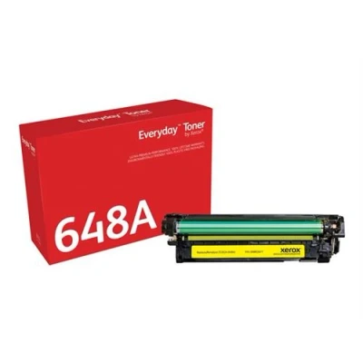 Image de Everyday Jaune compatible cartouche de toner (alternative pour : HP CE262A) pour Color LaserJet Enterprise CP4025dn CP4025n CP4525dn CP4525n CP4525xh