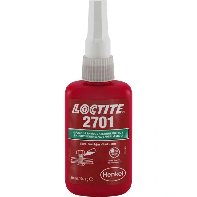 Image de LOCTITE 2701 frein filet vert à haute résistance et faible viscosité pour surfaces chromées (flacon de 50 ml) 135281