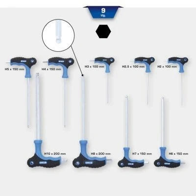 Afbeelding van KS TOOLS BT041100 Haakse schroevendraaierset