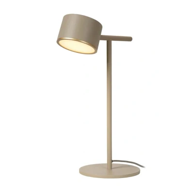 Afbeelding van Lucide GIAN Tafellamp LED Dimb. 1x9W 2700K Taupe