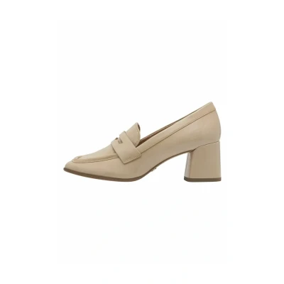 Afbeelding van Tamaris Trotteur Klassieke pumps, Dames, Maat: 41, Beige Kunststof