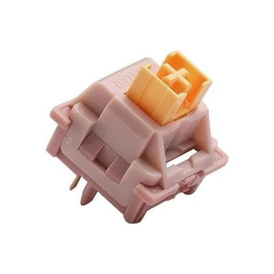 Afbeelding van Outemu Honey Peach Switch V2, 5Pin 40g Voorgesmeerde Stille Lineaire Schakelaar Voor Aangepast Mechanisch Toetsenbord (Maat: 30 stuks)