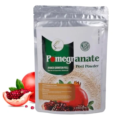 Afbeelding van SVATV Natuurlijk granaatappelschilpoeder (Punica Granatum) Hydraterende verpakking voor het gezicht Antioxidanten Vitamine C 227 g