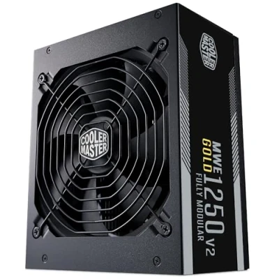 Afbeelding van Cooler Master MWE Gold 1250 V2 ATX 3.1 power supply unit W 24 pin Zwart