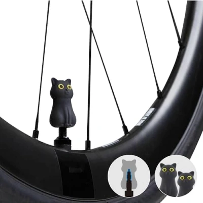 Afbeelding van BONE 2 stuks wasbare en corrosiebestendige siliconen ventieldoppen voor fietsen, auto&#039;s, vrachtwagens, motorfietsen SUV&#039;s, katten