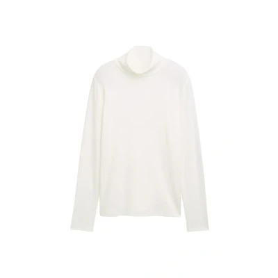 Afbeelding van TOM Tailor Langarm MIT Rollkragen Trui, Dames, Maat: XXL, Whisper white