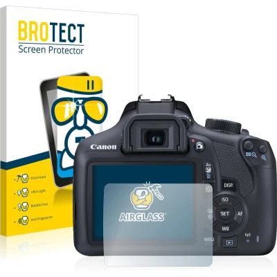 Afbeelding van BROTECT Screenprotector voor Canon EOS 1300D Folie Beschermfolie Beschermglas transparant