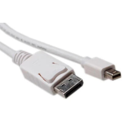 Afbeelding van ACT AK3966 4K DisplayPort Verloopkabel Mini Male/DisplayPort Male Wit 3 meter