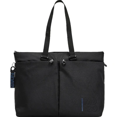 Afbeelding van MANDARINA DUCK Schoudertas met laptopvak Style Shopper Black Zwart