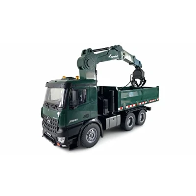 Afbeelding van Amewi 22568 Arocs Kranwagen 1:14 Elektro RC truck RTR Incl. accu en laadkabel, Met geluidsfunctie, lichteffect