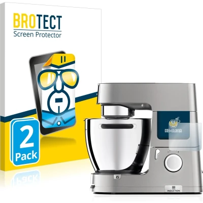 Afbeelding van BROTECT Screenprotector voor Kenwood KCL 95 cooking chef XL. Folie Beschermfolie transparant (2 Stuks)