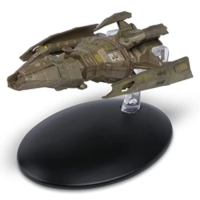 Afbeelding van Star Trek Hirogen Hunter Oorlogsschip Model Officiële collectie van Starships Eaglemoss Collections