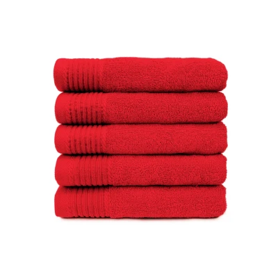 Afbeelding van 5 x The One Towelling handdoek 50x100 Rood ( )
