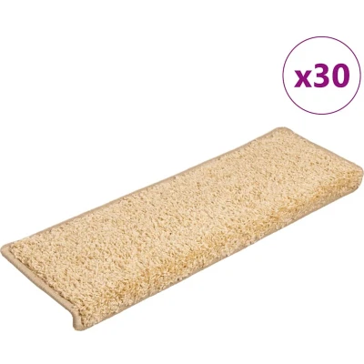 Afbeelding van vidaXL Trapmatten 30 st 65x21x4 cm bruin