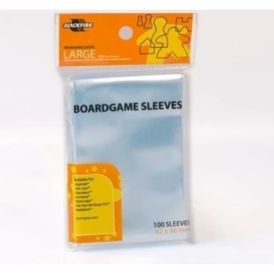 Afbeelding van Blackfire Sleeves Boardgame Large (62x96mm) 100 Pcs