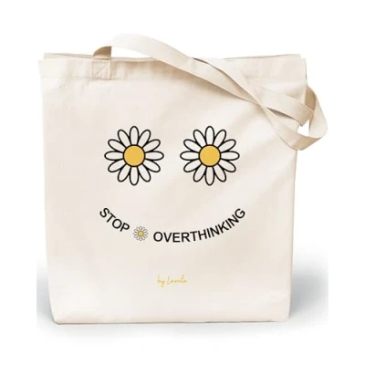 Afbeelding van Loxato Tote Bag Stoffen tas draagtas voor dames canvas 100% katoen jute tas, extra breed (8 cm) grote draagtas, 35 x 42 8 cm, Flamingo