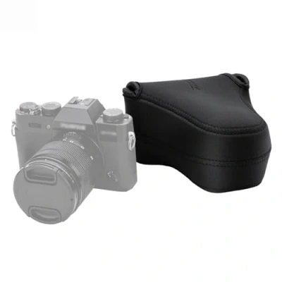Afbeelding van JJC OC F2BK Neopreen Zwart Spiegelloze Camerahoes met Lens Maat Tot 127 x 85 130 mm