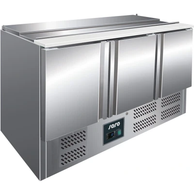 Afbeelding van Saladette Baldur S903 3 deurs boven 4/1GN (H)88,5x(B)136,5x(D)70