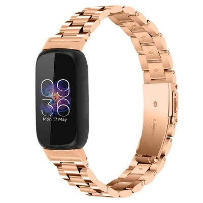 Afbeelding van Fitbit Inspire 3 Schakelband Rosé goud RVS