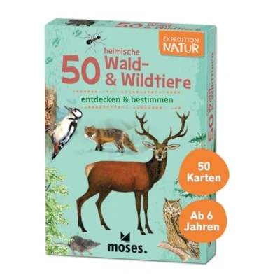 Afbeelding van Expeditie natuur. 50 Bos en wilde dieren: ontdekken bepalen
