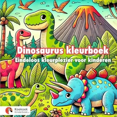 Afbeelding van Dinosaurus kleurboek