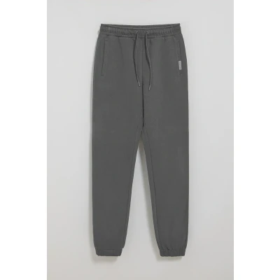Afbeelding van Polo Club Heren Asfaltgrijze Joggingbroek Met Details M