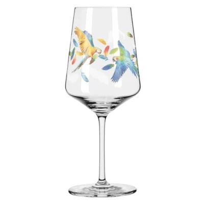 Afbeelding van aperitiefglas 500 ml Sommerrausch serie nr. 11 met campagne papegaaienmotief