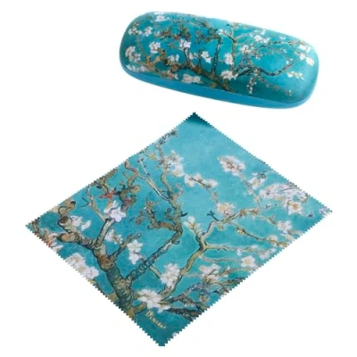 Afbeelding van Goebel® Vincent van Gogh Brillenkoker &quot;Amandelboom blauw&quot; Inclusief brillendoekje
