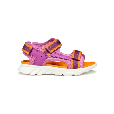 Afbeelding van Geox Airadyum Outdoorsandalen voor kinderen, Maat: 39, Fuchsia orange Textiel/ synthetisch