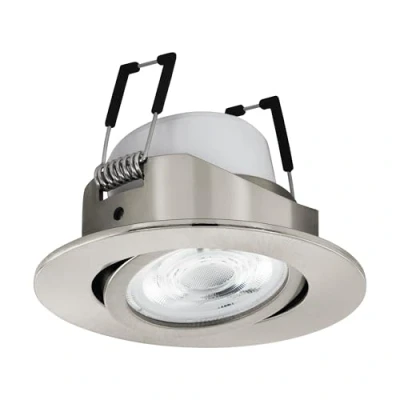 Afbeelding van EGLO connect.z Saliceto Z Smart Inbouwspot Ø 8,8 cm Grijs Instelbaar RGB &amp; wit licht Dimbaar Zigbee