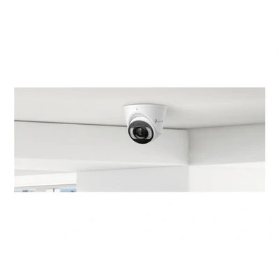 Image de TP Link VIGI InSight S485 V1 Caméra de surveillance réseau panoramique / inclinaison tourelle Etanche couleur (Jour et nuit) 8 MP 3840 x 2160 montage M12 Focale fixe audio LAN 10/100 H.265+, H.265, H.264+, H.264 CC 12 V PoE
