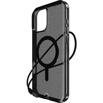 Afbeelding van Bodyguardz Hoesje Geschikt voor iPhone 16 Pro Max Carve Glitter MagSafe transparant