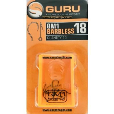 Afbeelding van Guru QM1 Barbless (10pcs) Maat : 18