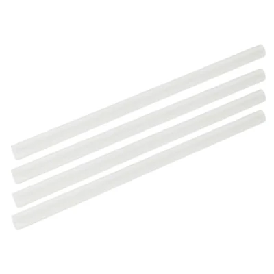Afbeelding van Set van 8 transparante, herbruikbare plastic rietjes 20 cm Fackelmann Bar Concept