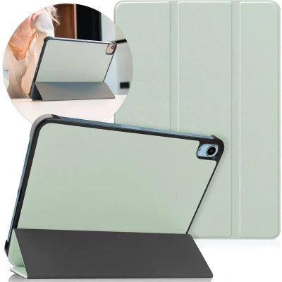 Afbeelding van iMoshion Tablet Hoes Geschikt voor iPad 10 (2022) 10.9 inch Trifold Bookcase Lichtgroen