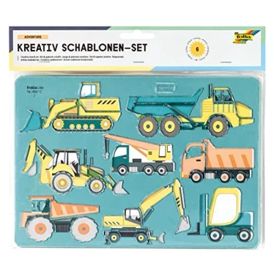 Afbeelding van folia Creative Adventure sjablonen met voor het kleuren van avontuurlijke gebeurtenissen, eenvoudig te gebruiken potloden, viltstiften en markers, 10263700