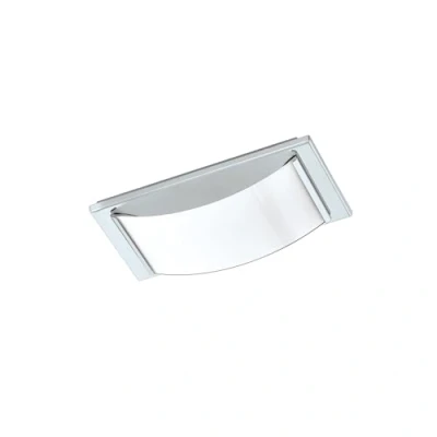 Afbeelding van EGLO Batholino Wasao 1 Wand/Plafondlamp Lichts Chroom Wit