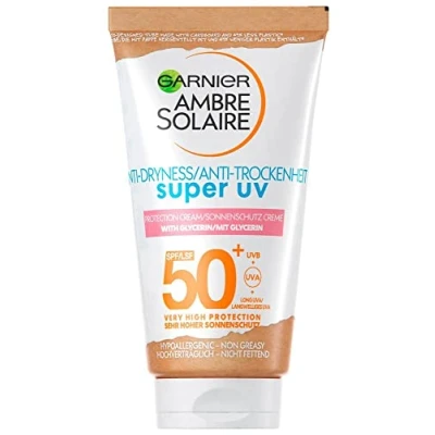Afbeelding van Garnier Super UV Sunscreen Cream SPF50+ Zonnebrandcrème, Dames, Maat: 50 ml,