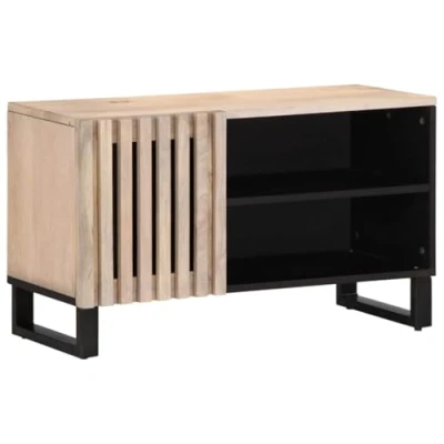 Afbeelding van vidaXL Tv meubel 80x34x46 cm massief mangohout