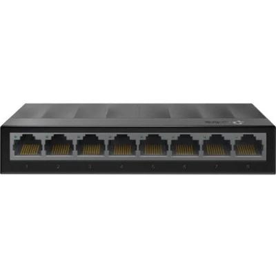 Afbeelding van TP Link LS1008G gigabit ethernet switch 8 poorten desktop / wandmontage kunststof behuizing