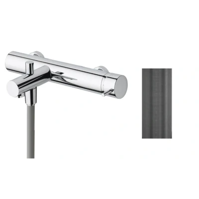 Afbeelding van Waterevolution Flow badmengkraan met handdoucheset PVD Gun Metal T130GME