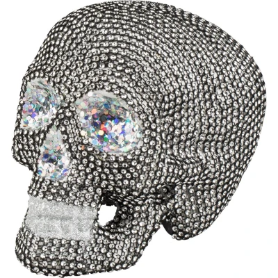 Afbeelding van Boland Doodshoofd Sparkle Zilver Horror