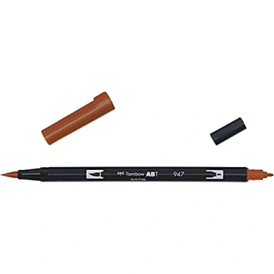 Afbeelding van Tombow ABT 947 1P penseelstift met twee punten