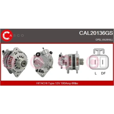 Afbeelding van CASCO CAL10499GS Dynamo / Alternator 12V 80A