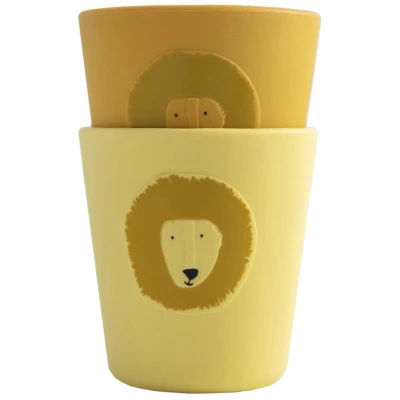 Afbeelding van Trixie siliconen kinderbekers mr. lion 2st