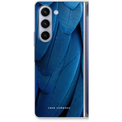 Afbeelding van Case Company® hoesje geschikt voor Samsung Galaxy Z Fold5 Pauw Soft Cover Telefoonhoesje Bescherming aan alle Kanten en Schermrand