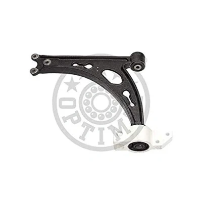 Afbeelding van OPTIMAL G6 1518 Draagarm Met houder rubberlager, Zonder fuseekogel Links, Onder, Vooras Driehoeksdraagarm Gegoten staal VOLKSWAGEN: Golf 6, 5