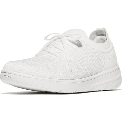 Afbeelding van FitFlop Super Q Knit Slip On Laced Sneakers WIT Maat 41