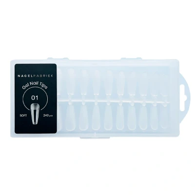 Afbeelding van Nagelfabriek Soft Gel Tips Ballerina 240 Stuks Mat