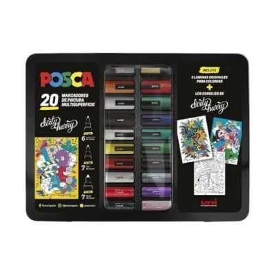 Afbeelding van Markeerset Uni Ball Dirty Harry 20 Onderdelen Multicolour
